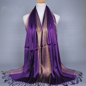 Winter Warm soft Scarf/ Shawl/ Wraps/ Hijab for Women, Purple
