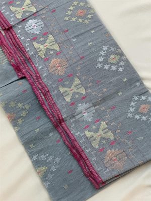 Jamdani Saree - light pink